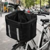 Wozinsky textilný košík na bicykel veľký - čierny thumbnail