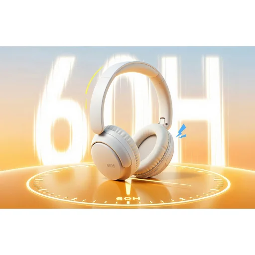 QCY H2S Lite biele bezdrôtové Bluetooth slúchadlá - 11