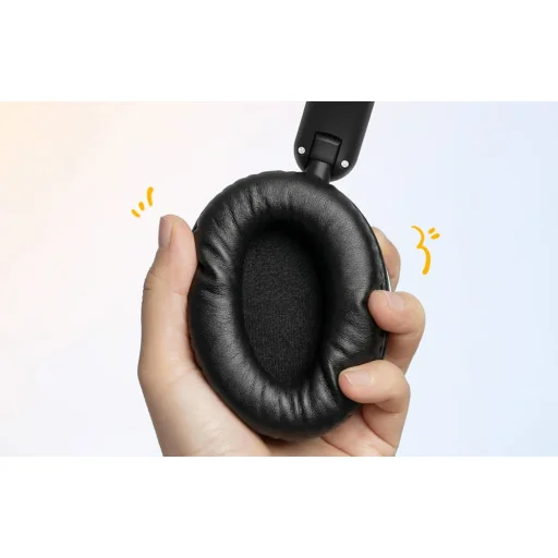 QCY H2S Lite čierne bezdrôtové Bluetooth slúchadlá - 12