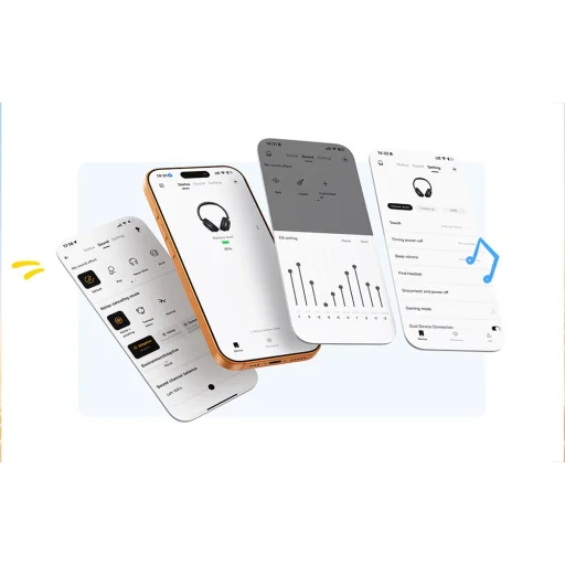 QCY H2S Lite čierne bezdrôtové Bluetooth slúchadlá - 14