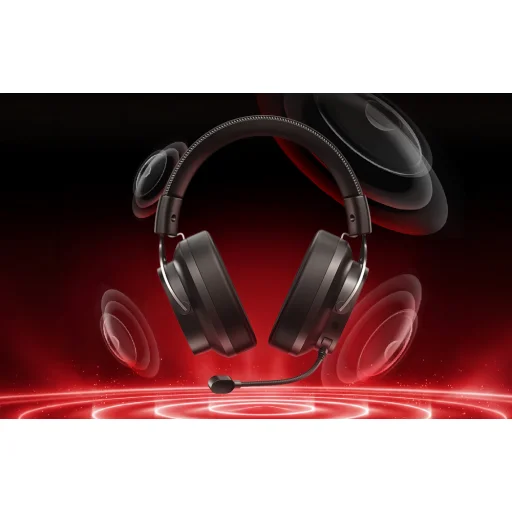 QCY Heroad VNT200 čierne herné slúchadlá - 8