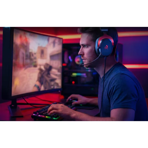 QCY Heroad VNT200 čierne herné slúchadlá - 10