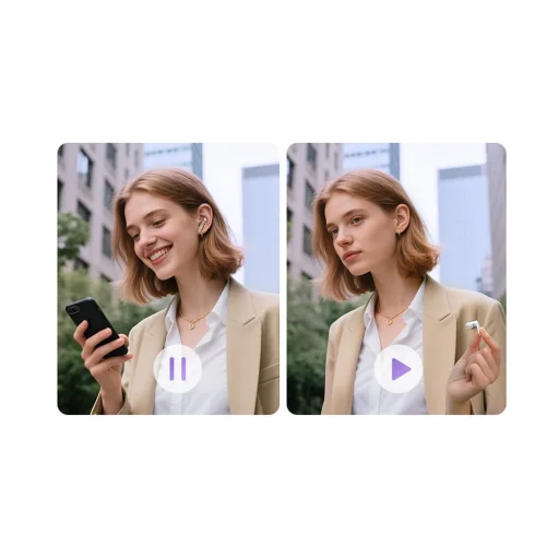 QCY N70 Lite TWS Bluetooth slúchadlá TitaniumHT18 LITE - 15