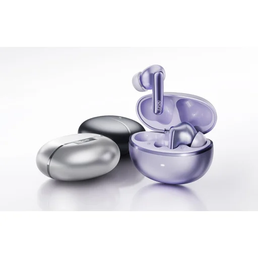 QCY MeloBuds N70 Lite (HT18) fialové bezdrôtové bluetooth slúchadlá - 6