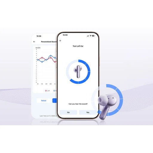 QCY MeloBuds N70 Lite (HT18) fialové bezdrôtové bluetooth slúchadlá - 15