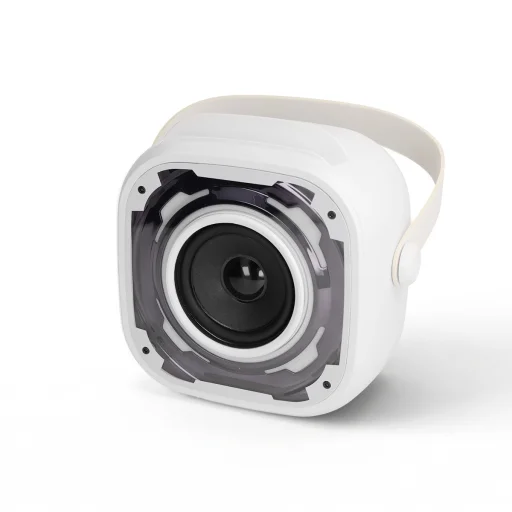 Blavec prenosný Bluetooth reproduktor WS-08 Karaoke Idol - 8W s 2 mikrofónmi (WS08-2MW) biely - 3