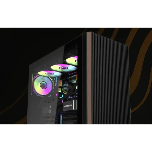 Darkflash DS900WS ATX számítógépház ventilátorok nélkül (Fekete) - 14