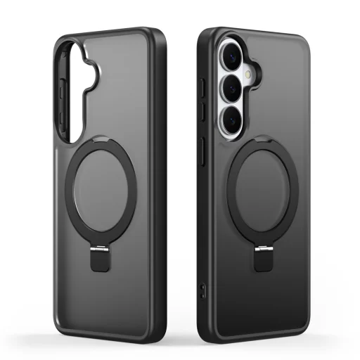 Dux Ducis Yind puzdro pre Samsung Galaxy S26 so stojanom, kompatibilné s MagSafe - čierne - 3