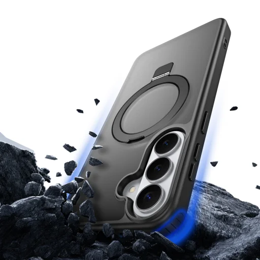 Dux Ducis Yind puzdro pre Samsung Galaxy S26 so stojanom, kompatibilné s MagSafe - čierne - 8