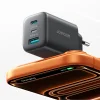 Joyroom JR-TO1 GaN 45 USB-C Lightning USB-A sieťový nabíjací adaptér - čierny thumbnail