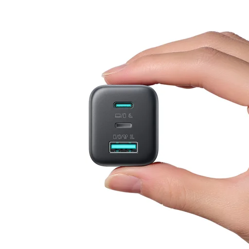 Joyroom JR-TO1 GaN 45 USB-C Lightning USB-A sieťový nabíjací adaptér - čierny - 8