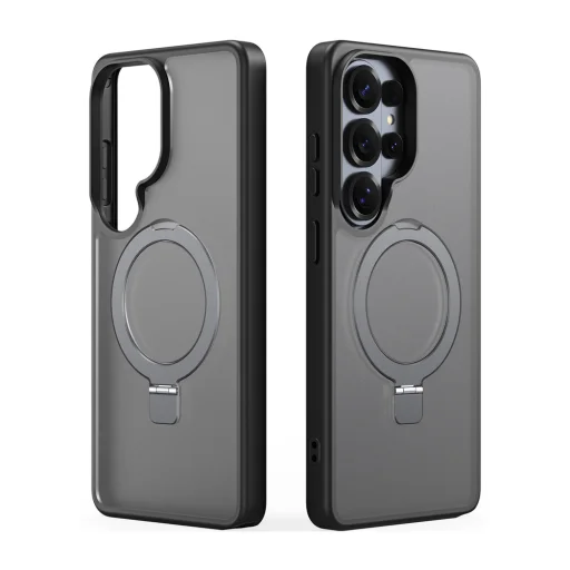 Dux Ducis Yind puzdro pre Samsung Galaxy S26 Ultra so stojanom, kompatibilné s MagSafe - čierne - 4