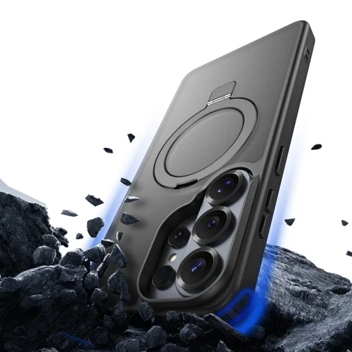 Dux Ducis Yind puzdro pre Samsung Galaxy S26 Ultra so stojanom, kompatibilné s MagSafe - čierne - 8