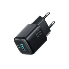 Joyroom JR-TG7 33W USB-A + USB-C sieťová nabíjačka s 60W USB-C - USB-C 1m káblom - čierna