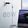 Sieťová nabíjačka Joyroom JR-TG10 65 W GaN 2x USB-C + USB-A s káblom 100 W USB-C - USB-C 1,2 m - čierna thumbnail