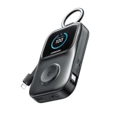 Joyroom JR-W19 5 W prenosná externá batéria s bezdrôtovou nabíjačkou na hodinky 5000 mAh čierna