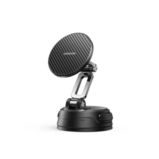Joyroom JR-ZS510 Magnetický držiak na telefón do auta s gélovou prísavkou - Gunmetal čierna - 1