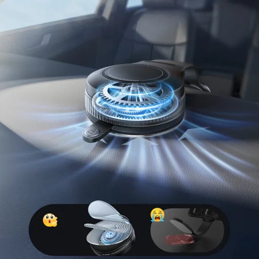 Joyroom JR-ZS518 Ohýbateľný magnetický držiak na telefón - čierny - 10