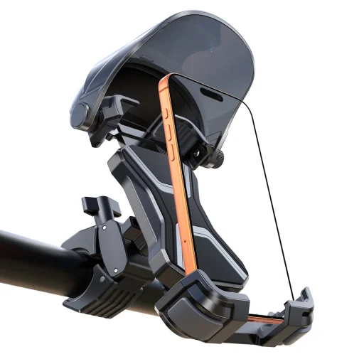 Joyroom JR-ZS528 Držiak na telefón na bicykel so slnečnou clonou (konvertibilná verzia) čierny - 1