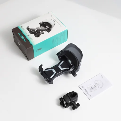 Joyroom JR-ZS528 Držiak na telefón na bicykel so slnečnou clonou (konvertibilná verzia) čierny - 4