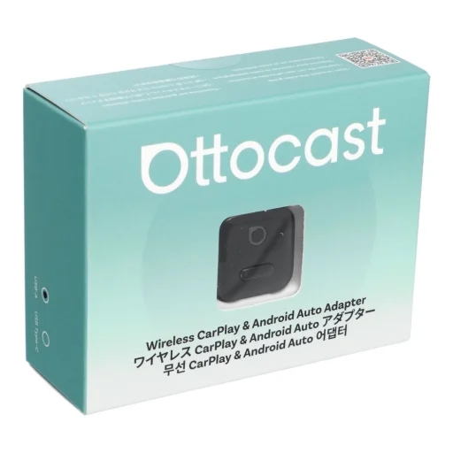 Fekete OTTOCAST CA525-T vezeték nélküli autós adapter - 2