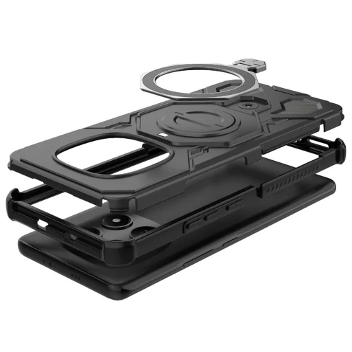 Techsuit - Carbon Shield PRO - Xiaomi Redmi Note 15 5G / Poco M8 5G - Biele priehľadné puzdro - 5