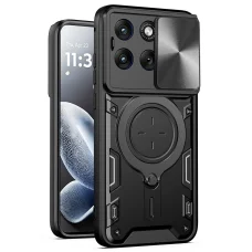 Techsuit - CamGuard Pro - Motorola Edge 70 Fusion - Čierne puzdro