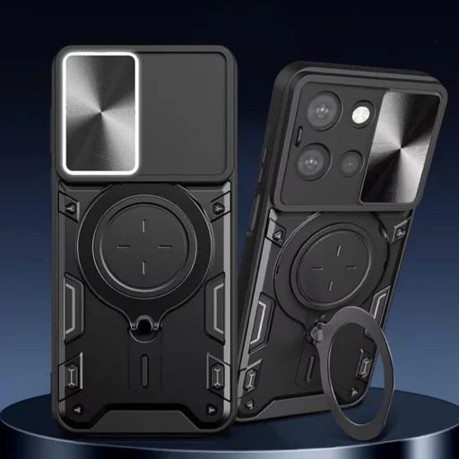 Techsuit - CamGuard Pro - Motorola Edge 70 Fusion - Čierne puzdro - 2