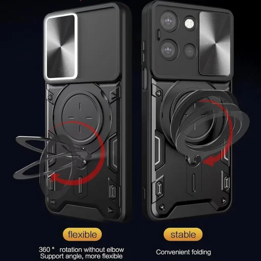 Techsuit - CamGuard Pro - Motorola Edge 70 Fusion - Čierne puzdro - 4