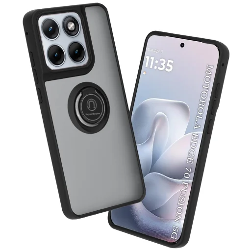 Techsuit - Glinth - Motorola Edge 70 Fusion - Čierne puzdro - 1