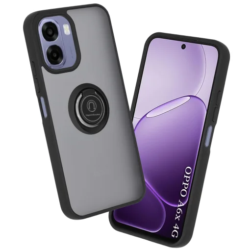 Techsuit - Glinth - Oppo A6x 4G / A6x 5G - Čierne puzdro - 1