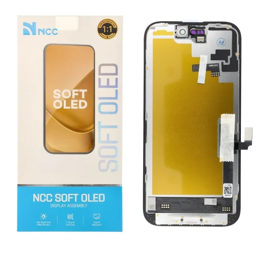 iPhone 16 NCC LCD displej Soft OLED (s podporou transplantácie IC) - 1