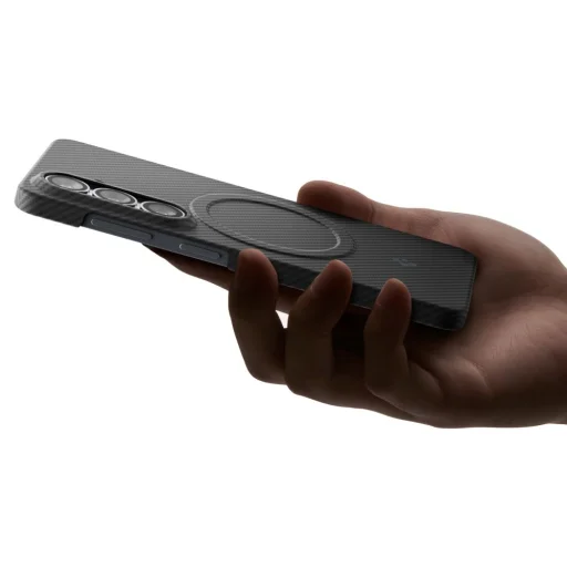 Samsung Galaxy S26 Spigen AirSkin Aramid Mag MagSafe čierne puzdro - 10