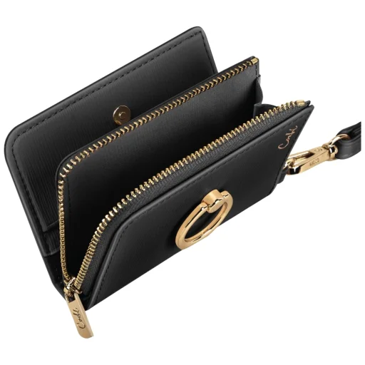 UNIQ Coehl Mirelle magnetický set peňaženky + pútko na ruku čierny - 5