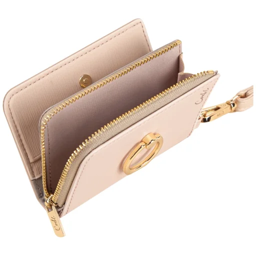 UNIQ Coehl Mirelle magnetický set peňaženky + pútko na ruku, ružový - 5