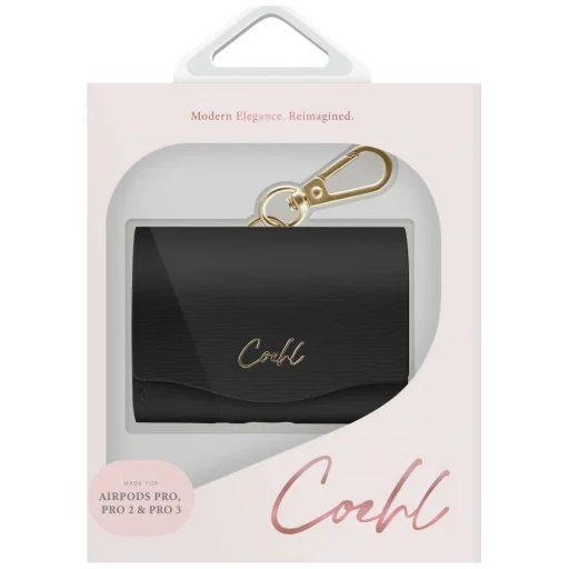 AirPods Pro / Pro 2 / Pro 3 UNIQ Coehl Mirelle peňaženkové puzdro čierne - 5