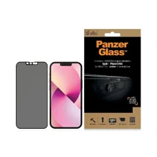 iPhone 13 mini 5,4" PanzerGlass E2E Microfracture case friendly CamSlider privátne antibakteriálne čierne ochranné sklo P2747