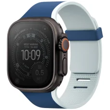 UNIQ Revix IV Prémiový obojstranný magnetický remienok pre Apple Watch 49/46/45/44mm námornícka modrá-modrá