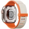 Remienok pre Apple Watch 42/44/45/46/49 mm UNIQ Revix IV Premium obojstranný magnetický sivo-oranžový thumbnail