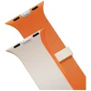 Remienok pre Apple Watch 42/44/45/46/49 mm UNIQ Revix IV Premium obojstranný magnetický sivo-oranžový thumbnail