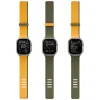 Apple Watch 42/44/45/46/49mm UNIQ Revix IV Premium obojstranný magnetický remienok žlto-zelený thumbnail