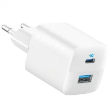 Sieťová nabíjačka Anker 323, 33W, 3A, 1 x USB-A - 1 x USB-C, Biela A2331G21