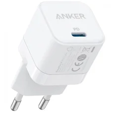 Sieťová nabíjačka Anker PowerPort III Cube, 20W, 3A, 1 x USB-C, biela A2149G21