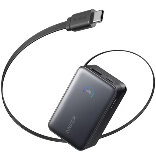 Anker Nano Powerbank, 10000mAh, 45W, QC + PD, Čierna A1638H11 - 1