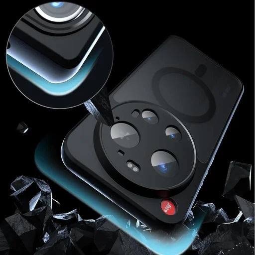 Techsuit - PureFrost MagSafe - Xiaomi 17 Ultra - Matné čierne puzdro - 5