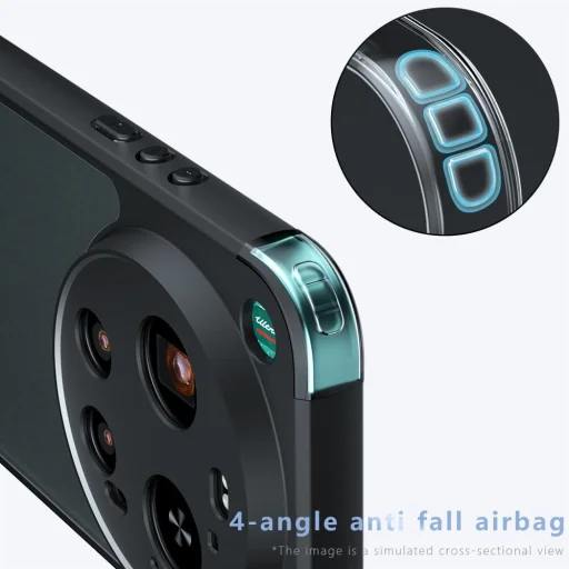 Techsuit - PureFrost MagSafe - Xiaomi 17 Ultra - Matné čierne puzdro - 2