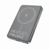 BWOO P82 BO 10000 mAh 15 W vezeték nélküli powerbank sötétszürke thumbnail