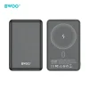 BWOO P82 BO 10000 mAh 15 W bezdrôtová powerbanka tmavosivá thumbnail