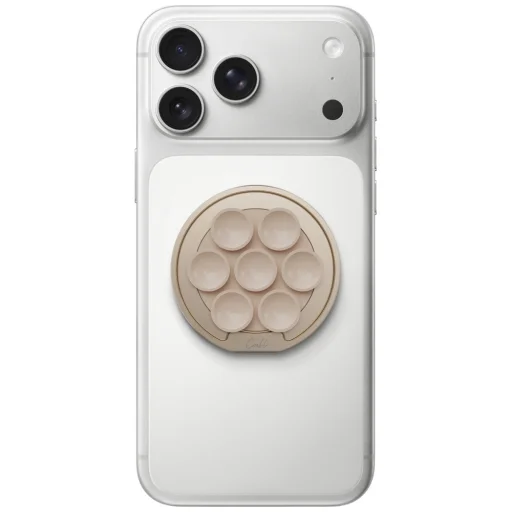 UNIQ Coehl Luna magnetický držiak so zrkadlom a prísavkou pieskový - 3