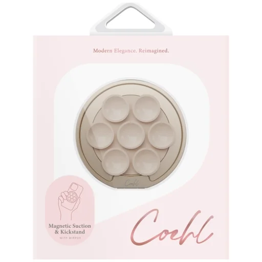 UNIQ Coehl Luna magnetický držiak so zrkadlom a prísavkou pieskový - 8